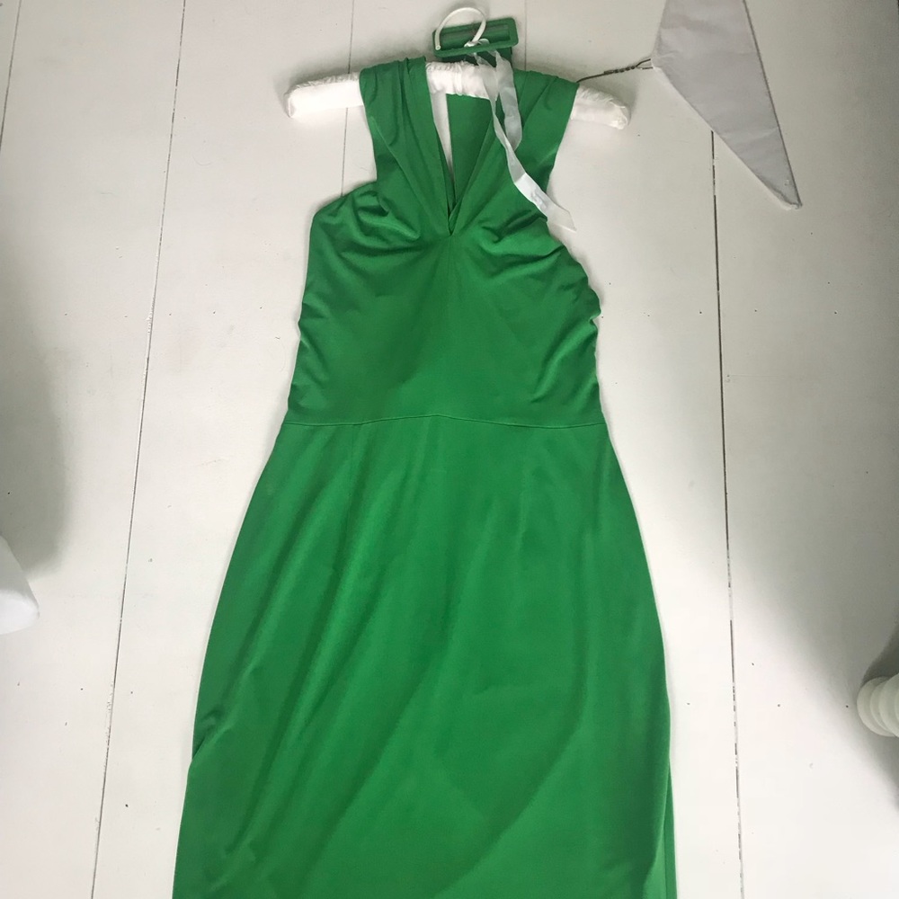 David Meister Kelly green dress - Picture 2 of 7
